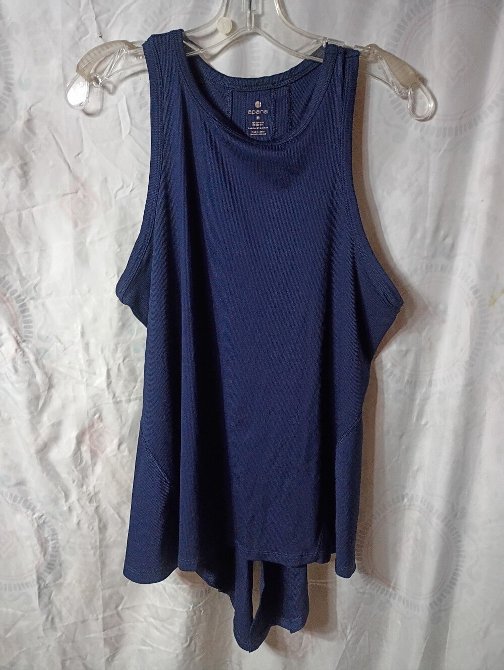 Apana Navy Racerback Athletic Tank Top